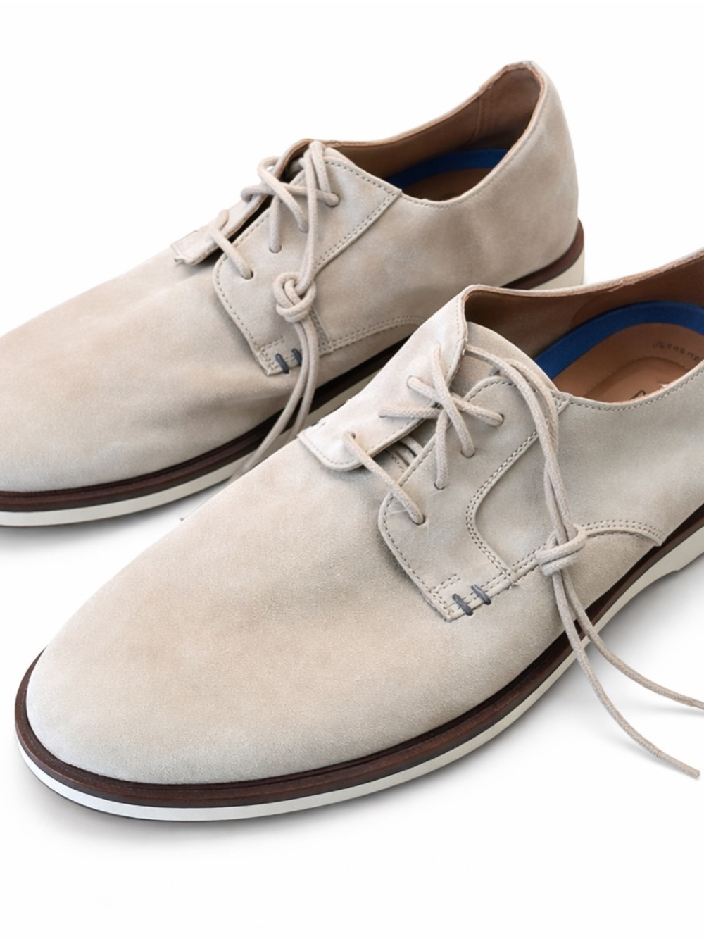 Clarks Collection Men’s Tan Leather Oxford Shoes Size 8.5 Extreme Comfort